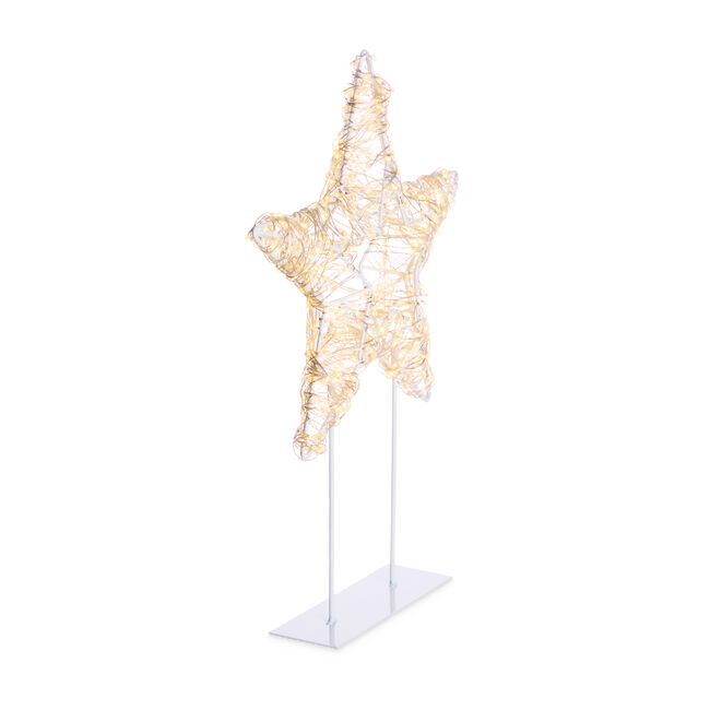 Warm White Star Silhouette Light