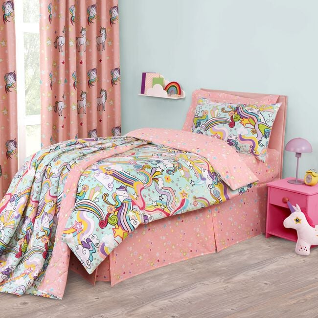 GROOVY UNICORN Double Platform Valance