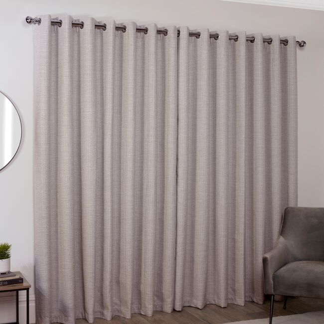 BLACKOUT & THERMAL WAFFLE WEAVE MONO 66x54 Curtain