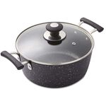 Tower Precision Black 24cm Casserole