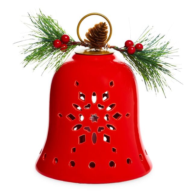 Red Christmas Bell with LED