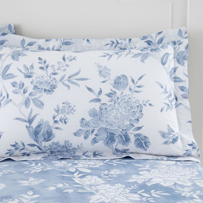 Priscilla Oxford Pillowcase Pair - Chambray