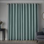 ELEGANZA FAUX SILK DUCK EGG 66x90 Curtain