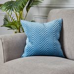TRIANGLE STITCH SEAFOAM 45x45 Cushion