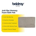 Beldray Antibac Memory Foam Bath Mat 50cm x 80cm