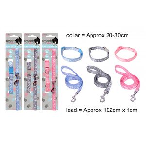 Small Dog & Puppy Lead/Collar Set 