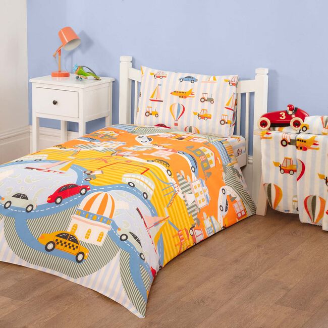 JUNIOR BED DUVET COVER Adventure Town