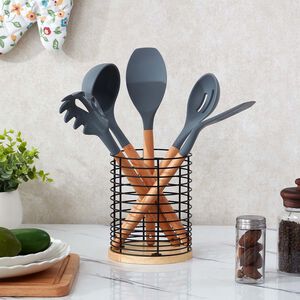 Storage Master Black Utensil Holder