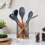 Storage Master Black Utensil Holder