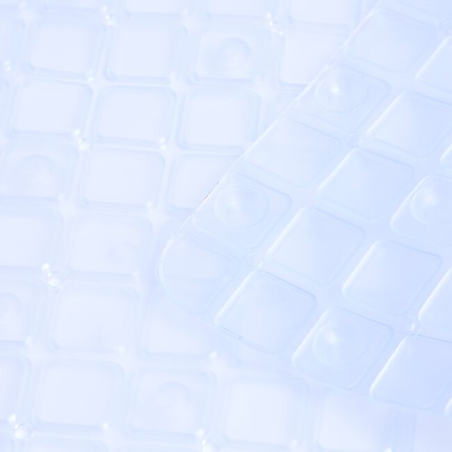 ANTI BACTERIAL CLEAR 53x53cm Shower Mat
