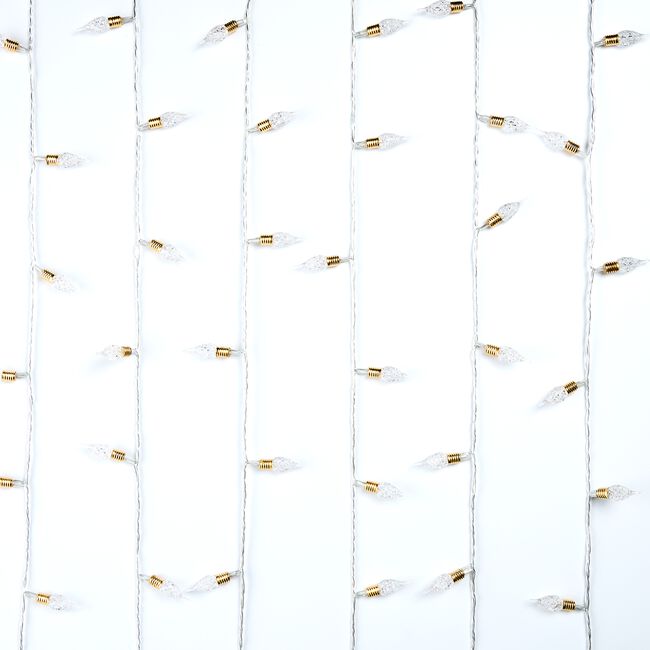 80 WARM WHITE Pine Cone String Lights