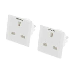 Stylectrix Travel Adaptor - 2 Pack