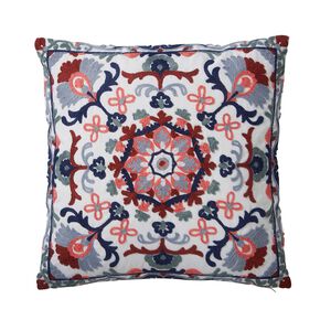 CREWEL GLOBAL WINTER WHITE 45X45 Cushion 