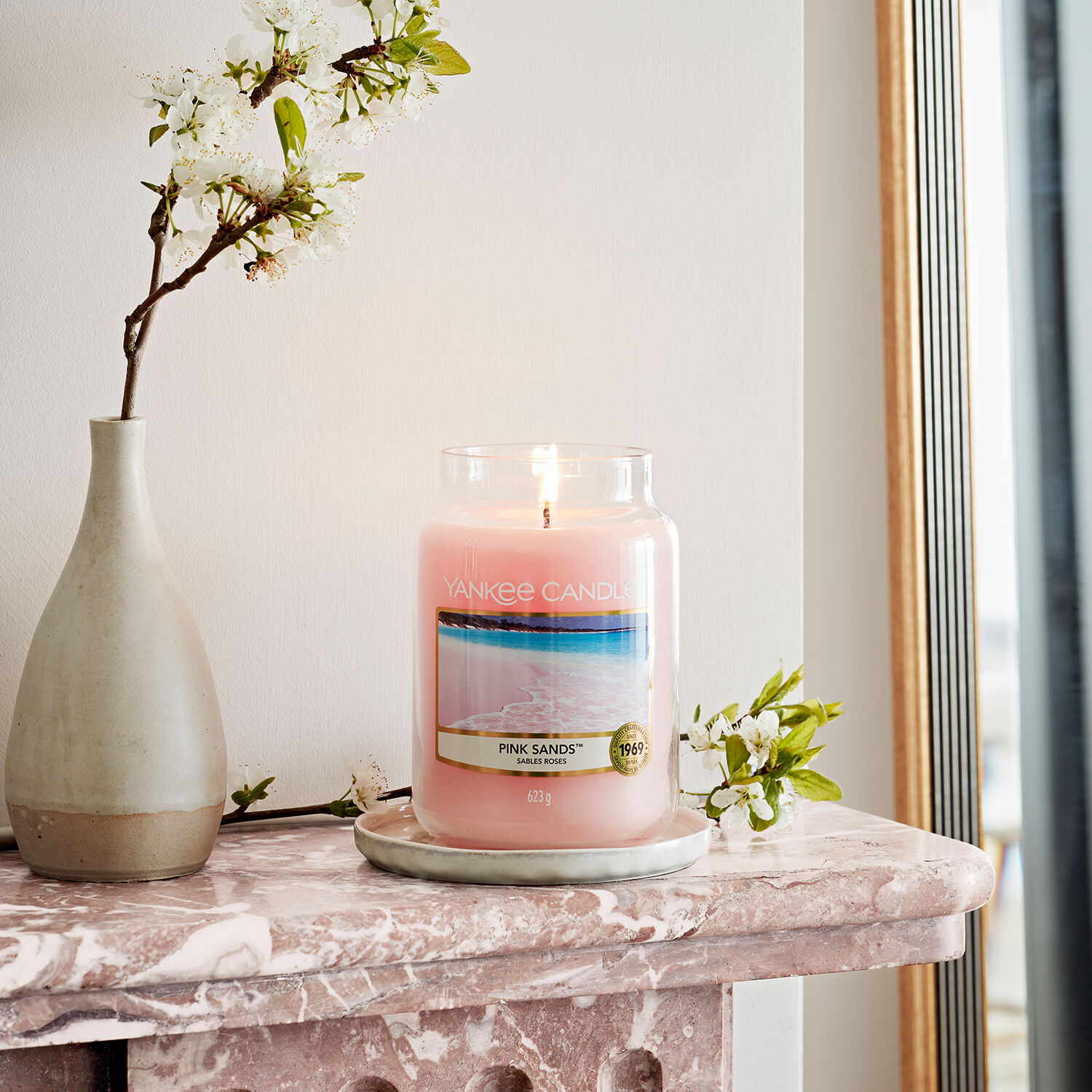 Yankee Candle Pink Sands Large Jars Home Store + More