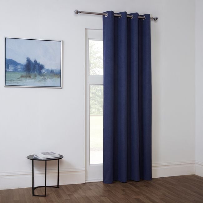 HACKNEY BLACKOUT NAVY 135x240cm Curtain Panel 