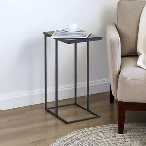 Bergstrom Black Marble Side Table