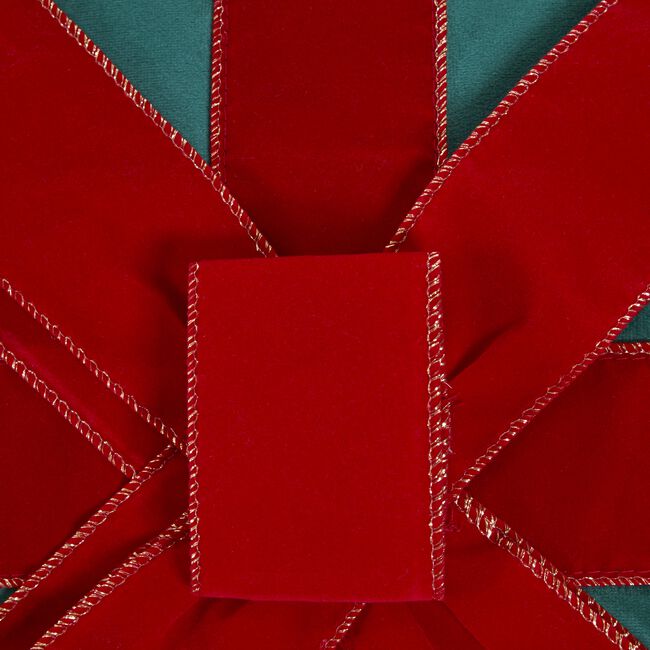 Christmas Bow Green Cushion 45cm x 45cm