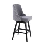 CHELSEA BARSTOOL Velvet Grey 