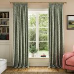 JOULES TWILIGHT DITSY LINED 66X54 Curtains Green  