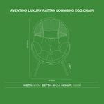 Aventino Luxury Rattan Lounging Egg Chair
