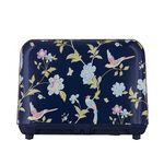 Laura Ashley Elveden Navy 4 Slice Toaster
