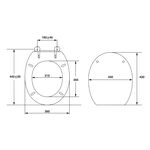 Plain White Toilet Seat