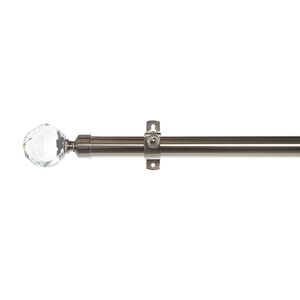 EXTENDABLE DIAMOND 28mm 120-210cm Brushed Nickel