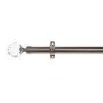 METAL DIAMOND 28mm 200-380cm Brushed Nickel