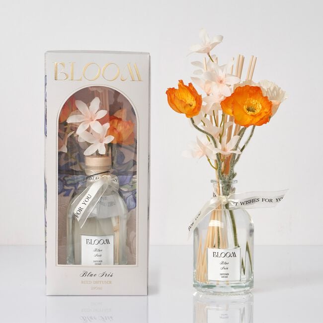 Ambianti Bloom Blue Iris 250ml Reed Diffuser