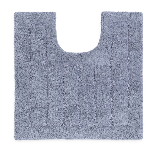 Cotton Brick Petrol Pedestal Mat 50cm x 50cm