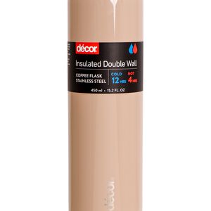 DECOR SILVER 450ml Vacuum Coffee Mug