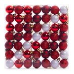49PACK RED Mini Bauble Set