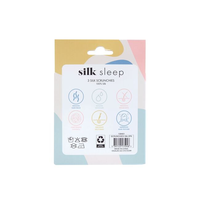 Silk Scrunchies 3 Pack