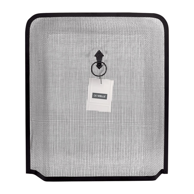 De Vielle Rectangular Fire Guard Classic Black 