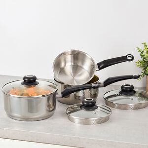 Tower Draining 3 Piece Cookware Set
