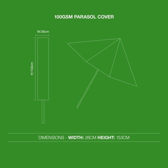 100GSM Parasol Cover 