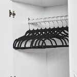 Skinny Velvet Hangers 10 Pack Black