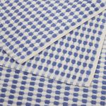 500GSM TURKISH YARN DYED WEAVE BLUE Hand Towel