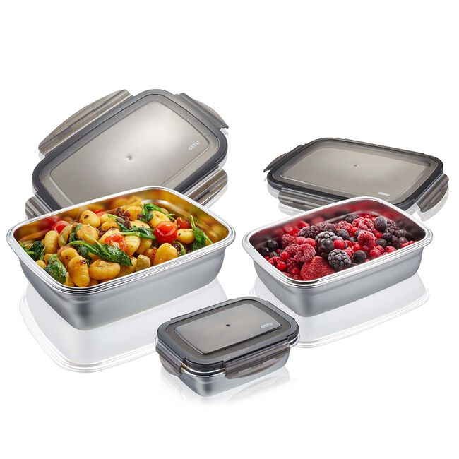 Gefu Preppo 3 Piece Food Storage Containers