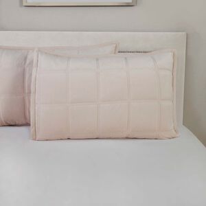 Quilted Hotel Velvet Mink 50cm x 75cm Pillowshams