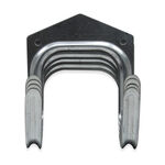 4 Large Galvanised Tool Hooks
