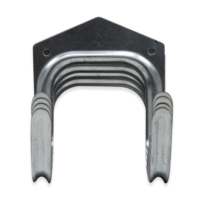 4 Large Galvanised Tool Hooks
