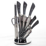 Berlinger Haus Smoked Wood Knife Block Set 8 Piece