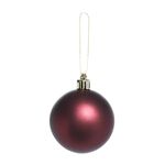 20 PACK BURGUNDY Bauble Set