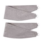 NIGHTSHADE TEXTURED SLATE PAIR Tiebacks