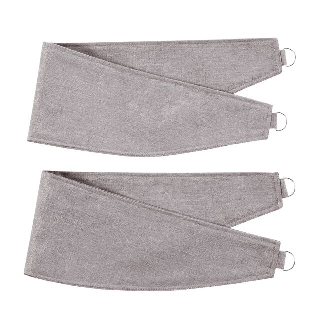 NIGHTSHADE TEXTURED SLATE PAIR Tiebacks