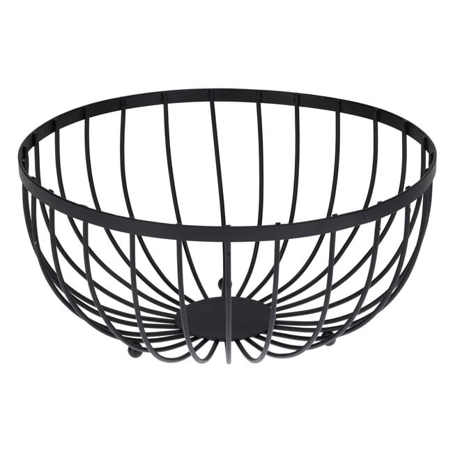 Excellent Houseware Metal Fruit Basket - Black