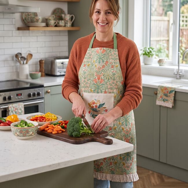 William Morris Kitchen Garden Apron