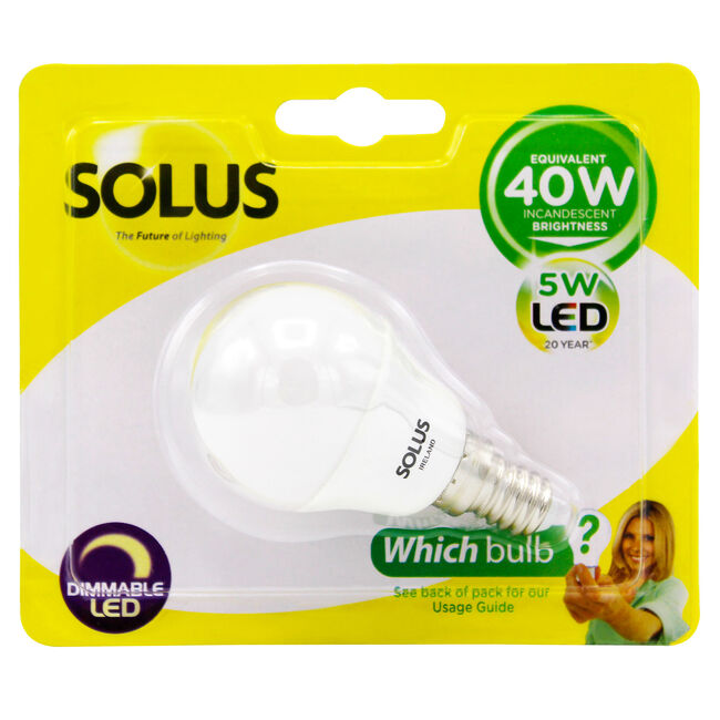 Solus SES LED Round 5W (EQ. 40W) Dimmable