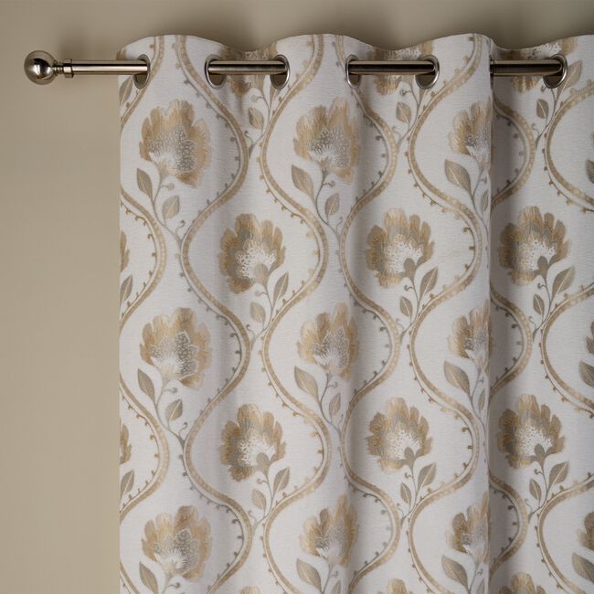 Camille Cream 66x54 Curtain